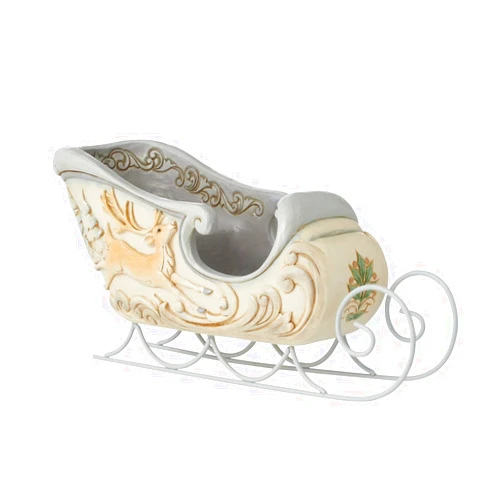 Enesco Woodland Sleigh Center Piece