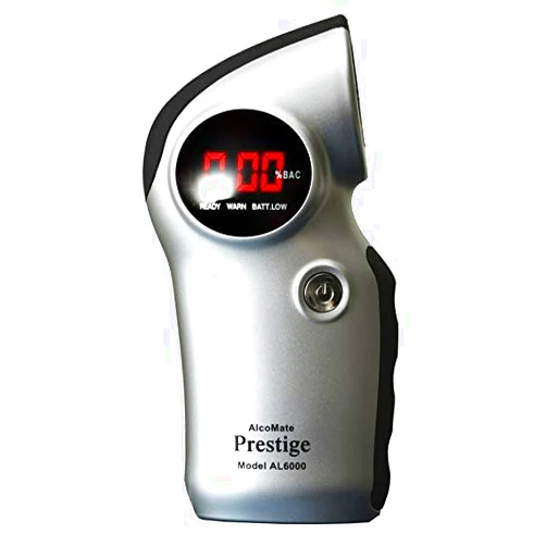 AlcoMate Prestige AL6000 | Professional Grade Breathalyzer | US DOT & US Coast Guard Approved | Globally Patented Replaceable Sensor Module