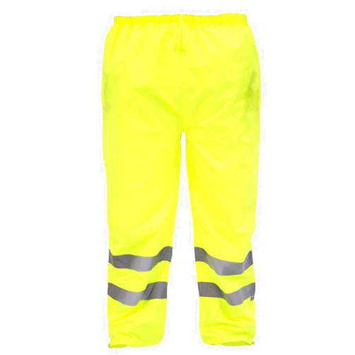 JORESTECH Safety Rain Pants Reflective High Visibility Yellow/Lime ANSI Class E 150D Heavy Duty PANTS-03 (2XL)