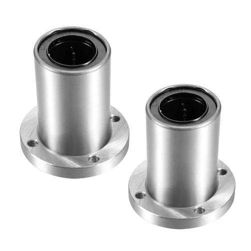 uxcell LM25UU Round Flange Linear Ball Bearings, 25mm Bore Dia, 40mm OD, 59mm Length 2Pcs