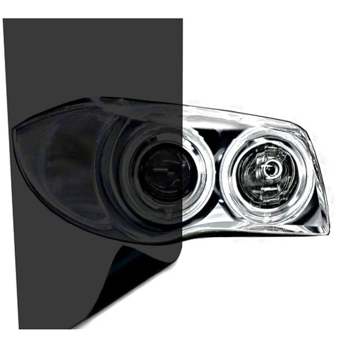 VViViD Dark Black Headlight Taillight Tint Air-Release Vinyl Wrap Film Roll (12
