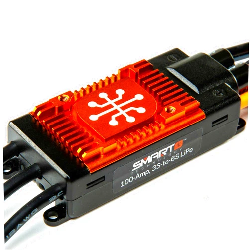 Spektrum Avian 130 Amp Brushless Smart ESC Ver: A, 3S - 6S, SPMXAE1130A, Multicolor
