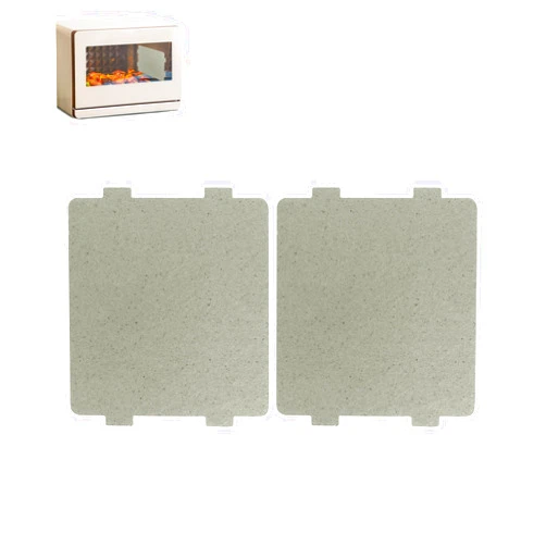 YQBOOM 2 PCS Waveguide Cover, Universal Mica Sheet for Microwave Oven, Cut to Size, 108mmX99mm