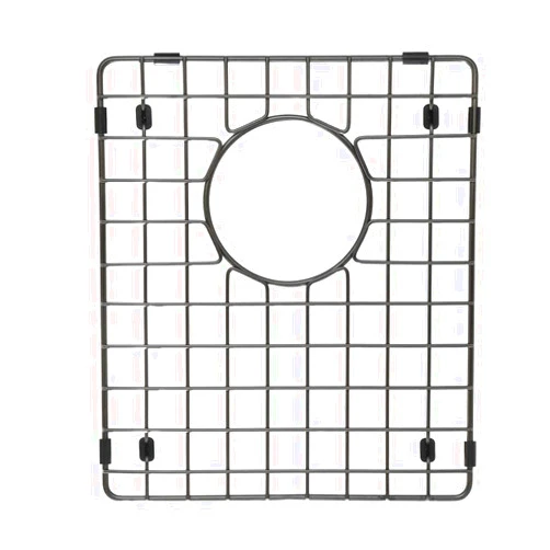 Starstar Sinks Protector Matte Black 304 Stainless Steel Kitchen Sink Bottom Grid, Rack (14 Length x 16 Width)
