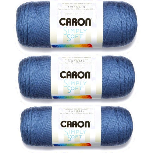 Caron Simply Soft Yarn Solids (3-Pack) Country Blue H97003-9710