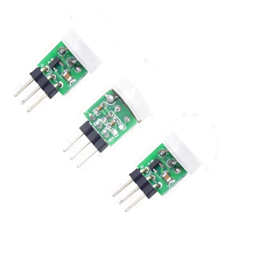 HiLetgo 3pcs AM312 Mini Pyroelectric PIR Human Sensor Module PIR Infrared IR Sensor Body Manual Motion Infrared IR Detector