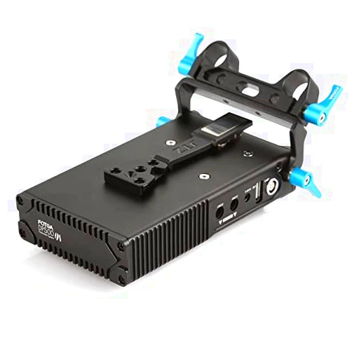Run Shuangyu Fotga DP500 Mark III Universal V-Mount V-Lock BP Battery Power Supply Plate with DR-E6 Dummy Battery Pack Adapter for Canon 5D 6D 7D Mark II III 70D 60D DSLR Camera 15mm Rod Rig
