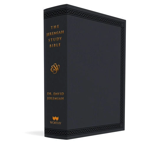 Dr. David Jeremiah The Jeremiah Study Bible, ESV, Black LeatherLuxe: What It Says. What It Means. What It Means for You.