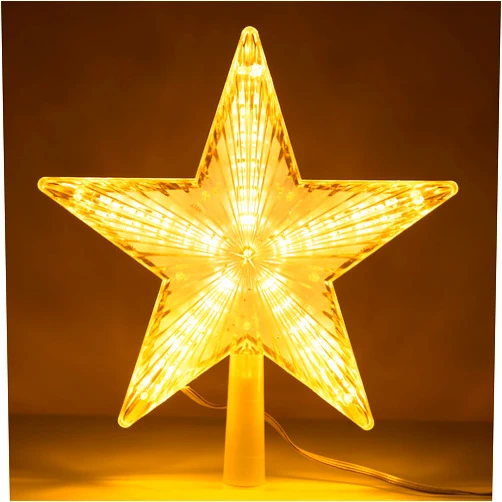 SZWTC Christmas Tree Topper Star, 8.7