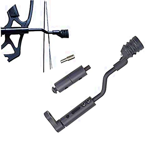 ZSHJGJR String Stop Bracket Decelerator Rod String Vibration Balance Bowstring Stop Suppressor Bracket Mount Stabilizer for Compound Bow