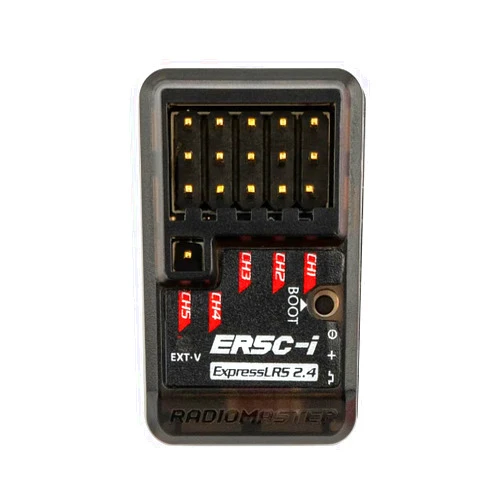 Helidirect RadioMaster ER5C-i 2.4GHz ELRS PWM Receiver - RadioMaster RC Receiver 5CH ExpressLRS 2.4GHZ PWM Receiver for RC Surfaces (HELIDIRECT)