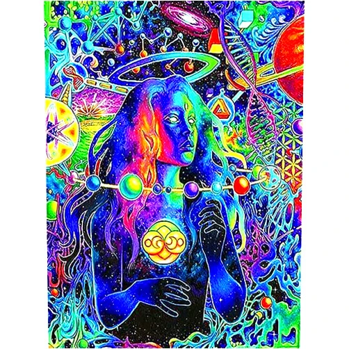 767700991556 5D DIY Diamond Painting, Diamond Painting Kits for Adults, Full Drill Starry Diamond Painting by Number Kits, Gemstone Art Painting with Diamond Home Wall Decor（Women Galaxy 11.8x15.7 inch）