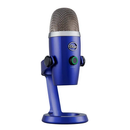 Logitech for Creators Blue Yeti Nano USB Microphone for Gaming, Streaming, Podcasting, Twitch, YouTube, Discord, Recording for PC and Mac, Plug & Play -Vivid Blue