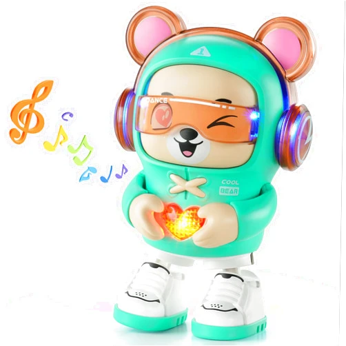 SXJ Interactive Baby Toys,with Light&Musical, Dancing,Love Gesture,Fun Moving Crawling Toy for Babies Age 6-12 Months,Toddlers Toy and Kids 1-2-3-4-5 Years Old