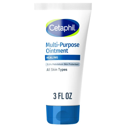 CETAPHIL Healing Ointment, 3 oz, For Dry, Chapped, Irritated Skin, Heals and Protects, Soothes Cracked Hands and Chapped Lips, Hypoallergenic, Fragrance Free