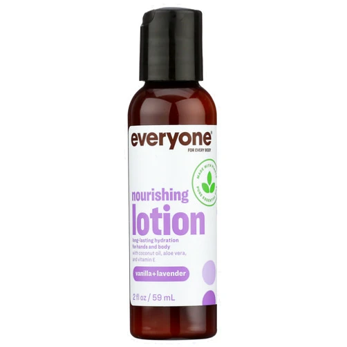 Everyone for Every Body Nourishing Lotion Travel Size: Vanilla and Lavender, 2 Ounce