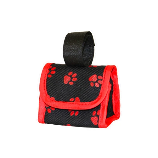 Five Star Pet Paw Print Dispenser and Pet Clean Up Bags, Red