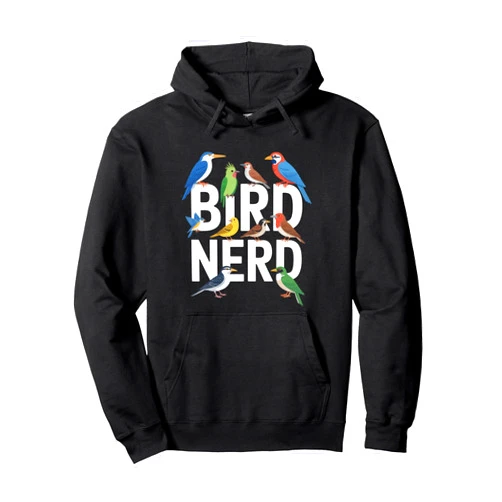 BirdWatch Apparel Cute Bird Nerd Birder Birdwatching Ornithologist Nature Pullover Hoodie