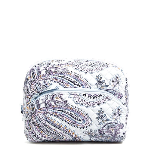 Vera Bradley Women's Cotton Large Cosmetic Makeup Organizer Bag