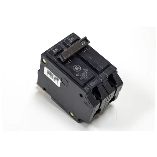 General Electric GETHQB2120ST1 GE THQB2120ST1 2P 20A 240V CB, Black