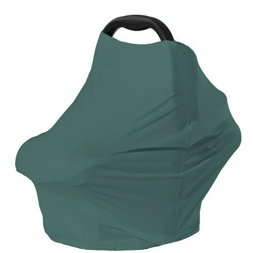 Dudeeghes Car Seat Cover Baby for Nursing, Baby Breastfeeding Cover Carseat Canopy Covers, Solid Color Multi-use Nursing Cover for Babies (Roman Green)
