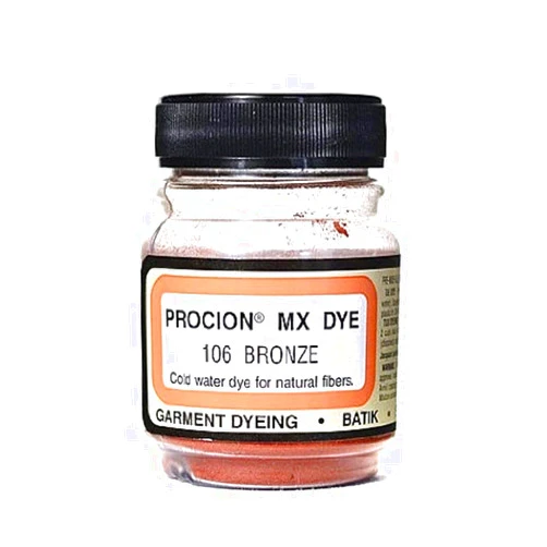 Jacquard Procion Mx Dye - Undisputed King of Tie Dye Powder - Bronze - 2/3oz Net Wt - Cold Water Fiber Reactive Dye Made in USA…