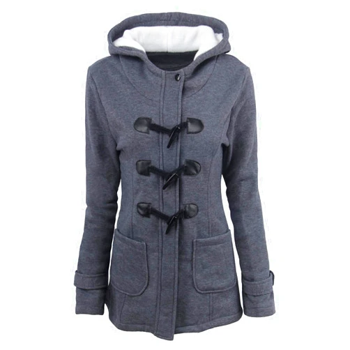 maisdgop Womens Winter Coats Mid Length Sherpa Lined Warm Heavy Jackets Thickened Windproof Outerwear With Fur Hood