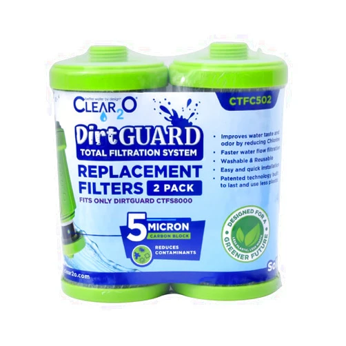 CLEAR2O® DirtGUARD™ Total Filtration Replacement Filters – 2 Pack (CTFC502)