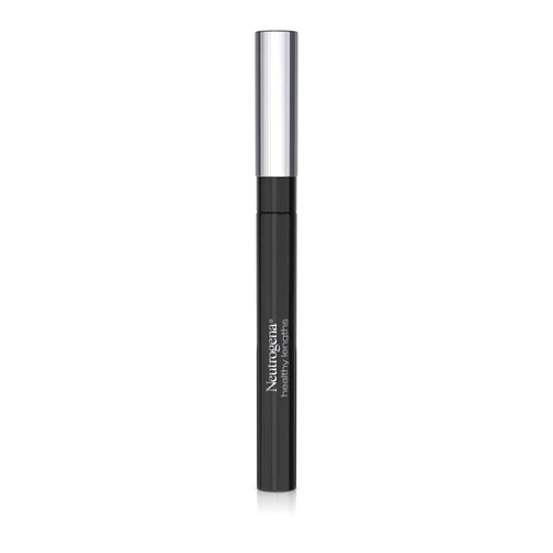 Neutrogena Healthy Lengths Mascara for Stronger, Longer Lashes, Clump-, Smudge- and Flake-Free Mascara with Olive Oil, Vitamin E and Rice Protein, Black 02,.21 oz