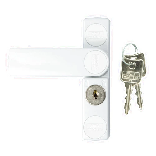 Burg-Wächter Burg-WÄCHTER Winsafe WS 11 W SB Window Lock, 1 Piece, 142 x 24 x 35 mm, White