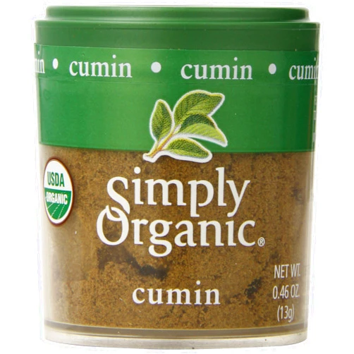 Simply Organic Ground Cumin Seed, Certified Organic | 0.46 oz | Cuminum cyminum L.