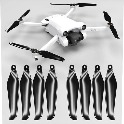 Master Airscrew Stealth Propellers for DJI Mini 3 Pro & Mini 4 Pro - Black, 4 propellers in Set