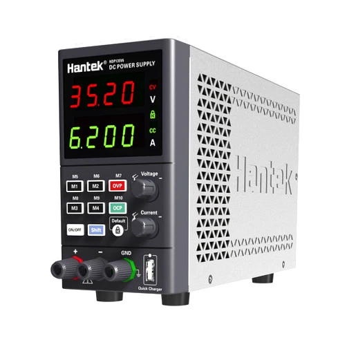Hantek HDP135V6 HDP135V6S DC Power Supply 35V 6A Adjustable USB Digital Lab Benchtop Stabilized Single Channel Power Supply Switch(HDP135V6S)