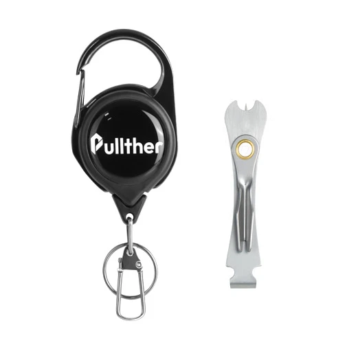 Pullther fishing Fly Fishing Nippers,Fishing Line Cutter,Fly Fishing Nippers with Retractor,Fishing Knot Tying Tool,Cleaning Eyelets