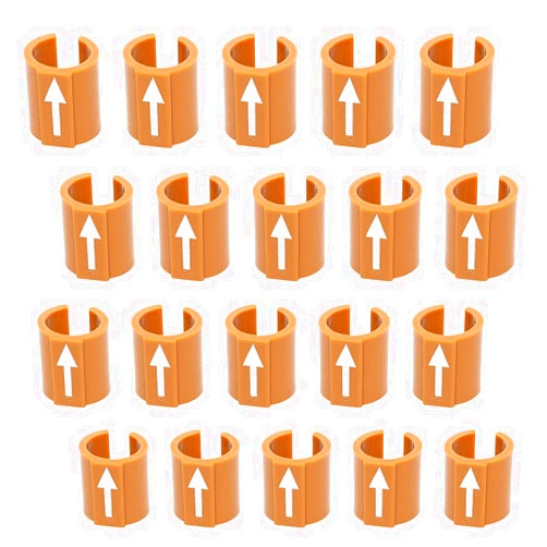 JIANXING Marking rings for plumbing/hose, Arrow identification tags, Pipe Identification Marking, Make it easier to identify and manage the water/oil/gas flow direction of equipment/domestic pipelines