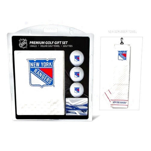 Team Golf NHL Gift Set Embroidered Golf Towel, 3 Golf Balls, and 14 Golf Tees 2-3/4