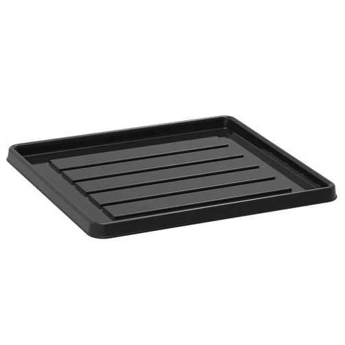 Storex School Locker and Office Cubicle Boot Tray, 12.38 x 0.81 x 11 Inches, Black (00802A18S)