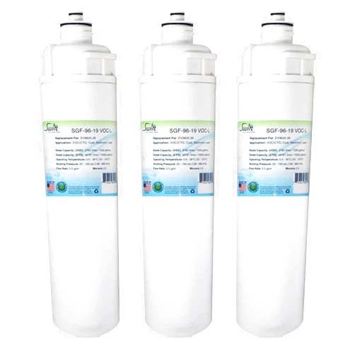 Swift Green Filters SGF-96-19 VOC-L Replacement water filter for Everpure EV9635-26, EP25, EP15 (1 Pack) (3 Pack)