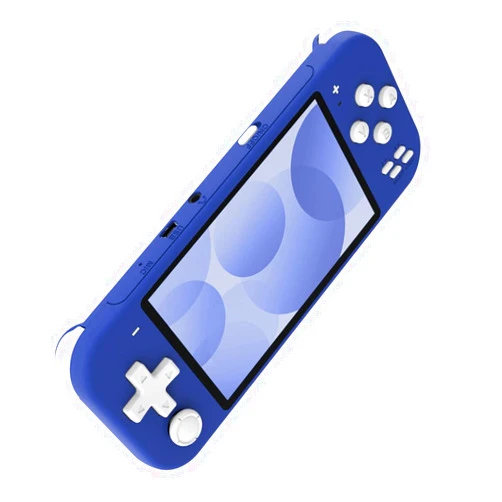 MAYS Powkiddy X20Mini Handheld Game Console Retro Arcade Game with 2000 Games, 4.3 Inch Screen Portable Open Source Retro Nostalgic Video Game Machine, 8G, Blue, 17.6x7.5x1.6cm