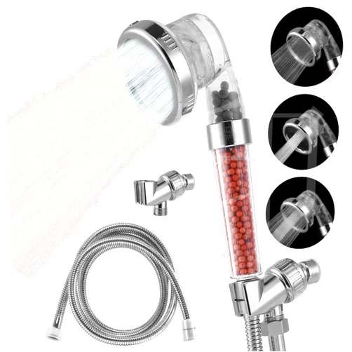MoAL Ionic Shower Head, Filtered Shower Head for Dry Skin & Hair fall Solution, High-Pressure Shower Filter for Bathroom Accessories, Water Purifier