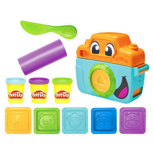 Play-Doh Photo Fun Starter Set, Kids Camera Toy for Pretend Play, Arts & Crafts for Girls & Boys 2+ with 7 Accessories & Playmat