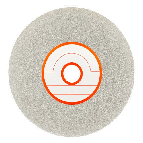 CAQUXIL Diamond Flat Lap Disc 4 Inch 240 Grit, 5/8 Inch Arbor, Diamond Flat Lap Wheel for Gemstone Glass Ceramics, Grinding Sanding Disc, Lapping Polishing Disc