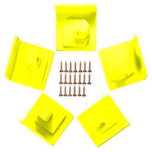 Anztek 5 Packs Tool Holder Dock Mount Compatible for ryobi 18V Drill Tools Holder, Hanger(lot of 5,Green)