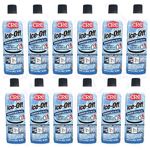 CRC 05346 Ice-Off Windshield Spray De-Icer - 12 Wt Oz. (12-Pack)