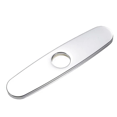 Gangang 9.6 Inch Kitchen Sink or Bathroom Faucet 1 or 3 Hole Cover Escutcheons Deck Plate in Chrome Finish