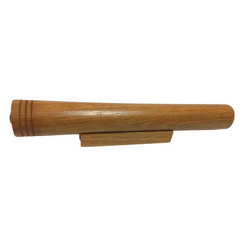 N and J Kaleidoscope Teleidoscope in Solid Teak Wood, 6 Inch Long by 3/4 in. Diameter. Handcrafted in U S A !