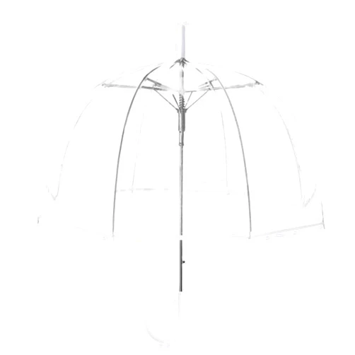 VICOPICO Clear Bubble Dome Wedding Umbrella Large Canopy Transparent Coverage Clear Travel Stick Umbrellas for Rain Adult Women,Umbrella-Automatic Open Grip Handle Perfect for Weddings Concert