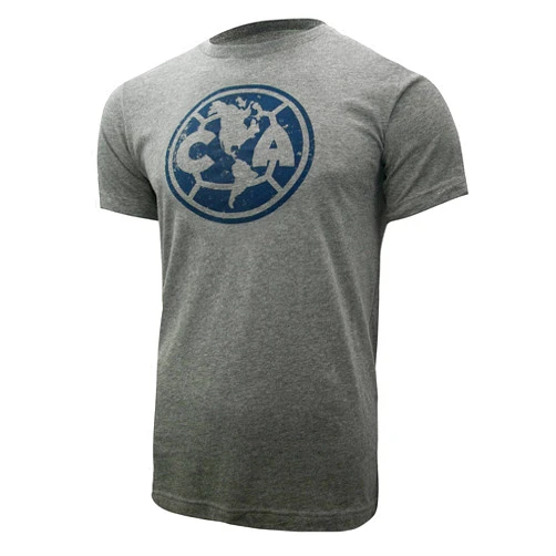 Icon Sports Club America T-Shirt – Official Men’s Adult Cotton Short Sleeve World Soccer Football Club Casual Active Graphic Top Tee CA163CT-HG DOM L