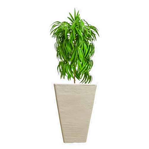 Elly Décor 14 inch Plastic Square Garden Planter Pot with Drainage Hole,Lightweight & Extremely Durable Plastic, 9