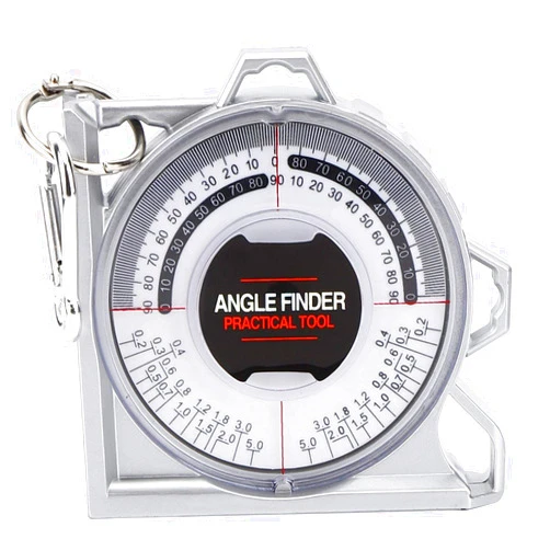 Socobeta Magnetic Angle Finder Angle Locator Multifunctional Protractor Pitch & Slope Locator Inclinometer for Interior Decoration